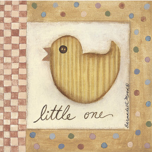 Little One Baby Chicken 8 x 8 Print