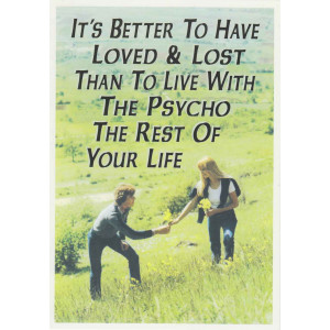 It's Better To Have Loved & Lost Retro Greeting Card  