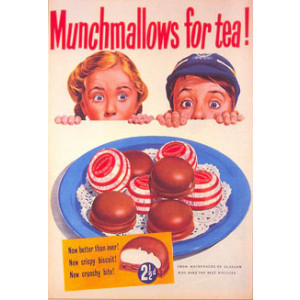 Munchmallows Biscuits Postcard