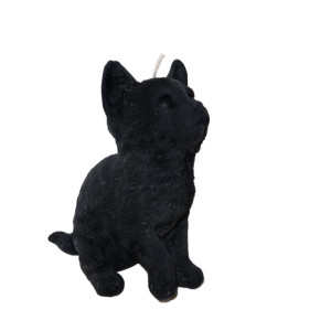 Cat Kitten Sculptural Scented Candle Australian Made - Black