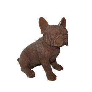 French Bulldog Sculptural Scented Candle Australian Made - Light Brown