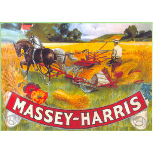 Massey Harris Nostalgic Postcard