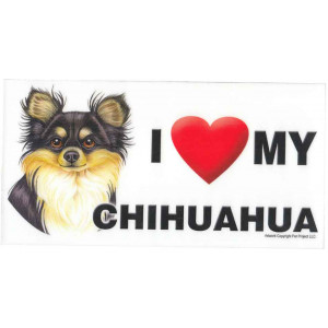 I Love My Chihuahua Dog Fridge Office Fun Magnet