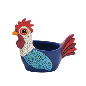 Baby Rooster Small Resin Indoor Pot Planter