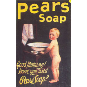 Pears Soap Naked Boy Nostalgic Postcard