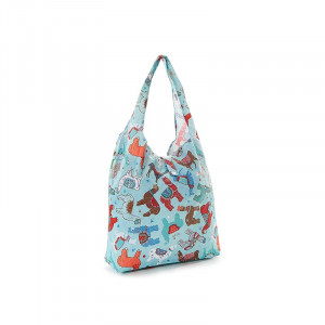 Llama Eco-Chic Foldaway Waterproof Shopper Bag 