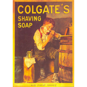 Colgates Shaving Soap Nostalgic Postcard
