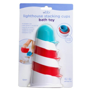 Lighthouse Stacking Cups Bath Toy by Ubbi