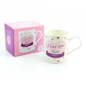 Fine China Tea Coffee Mug I Love You Nan