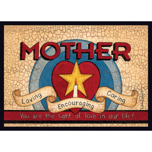 Mother Loving Encouraging Caring 5 x 7 Print