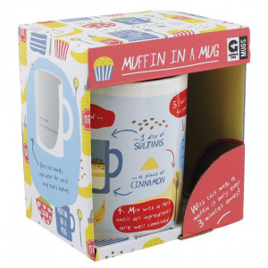 Muffin In A Mug Cook in the Microwave Ceramic Cup
