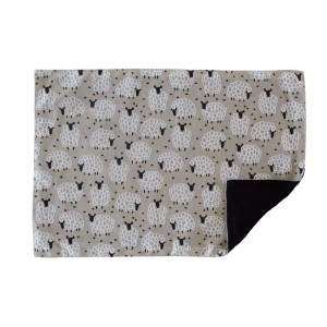 Woolly Grey Sheep 100% Cotton Table Placemats - Set 4