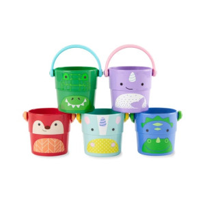 Stack and Pour Bath Time Buckets by Skip Hop Zoo