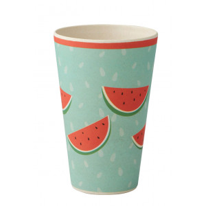 Tropicana Watermelon Design Bamboo Fibre Tumbler Cup