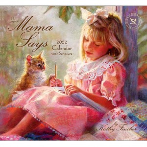 Mama Says Kathy Fincher 2022 Legacy Wall Calendar With Scripture