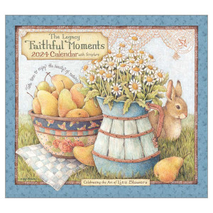 Faithful Moments by Lisa Blowers 2024 Legacy Wall Calendar With Scripture