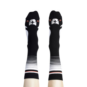 Black and White Magpie Aussie Bird Socks