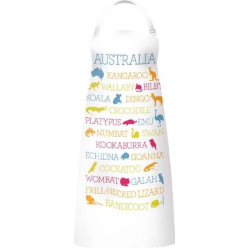 Kitchen Apron 100% Cotton Australian Wildlife