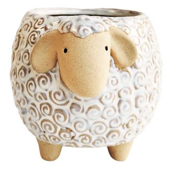 Sheep Ceramic Indoor Garden Pot Planter